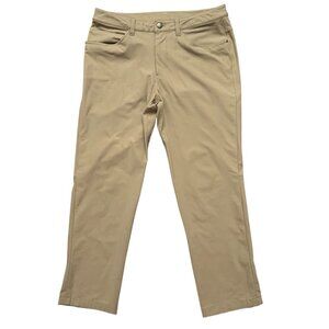 Lululemon ABC Pants Mens Size 31 Classic Fit Warpstreme Stretch Beige